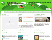 Tablet Screenshot of nzstudyth.com